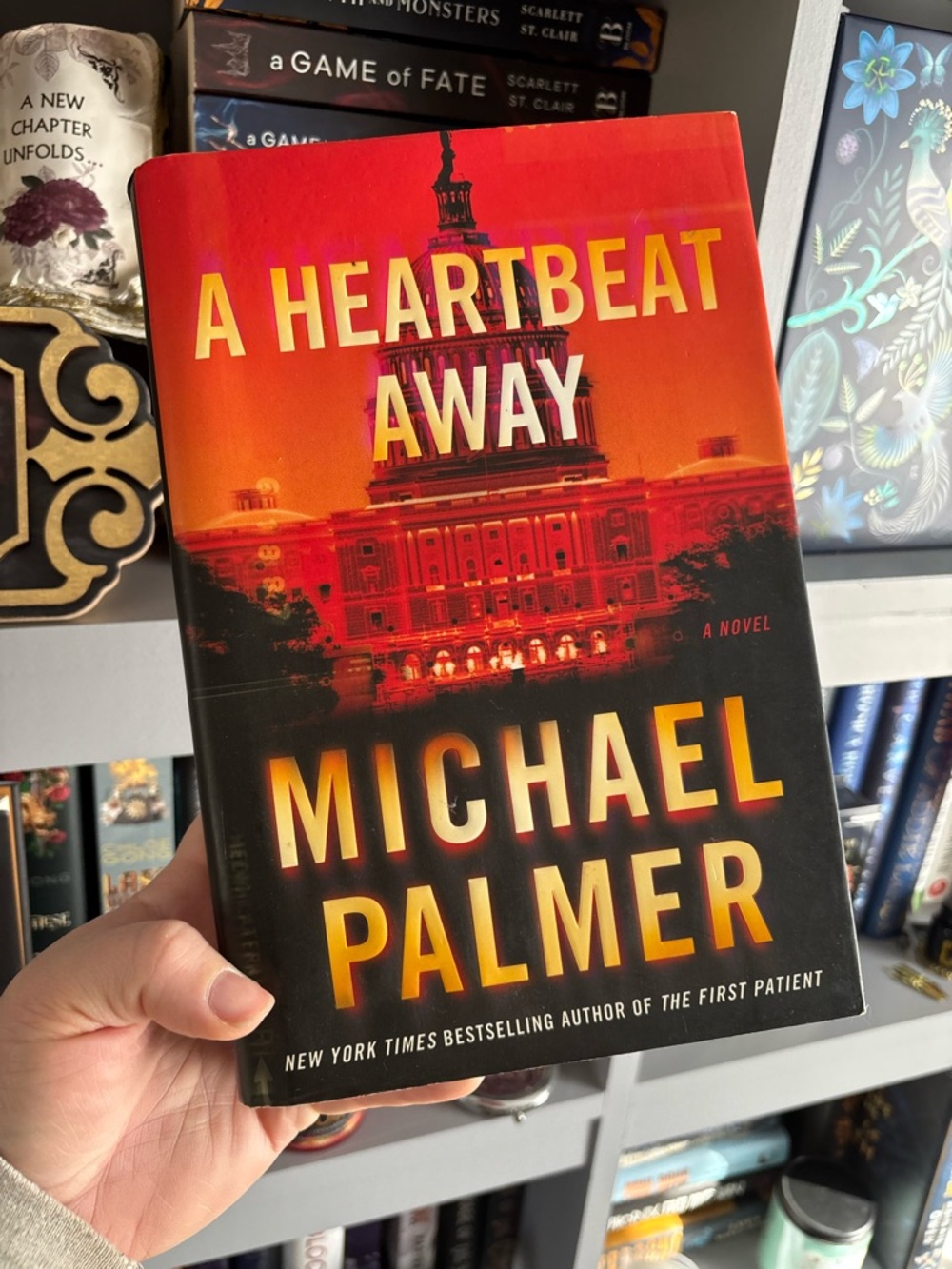 🖤 A Heartbeat Away by Michael Palmer (Hardcover)